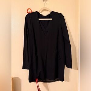 Silence + Noise - Black V-Neck Mini Dress